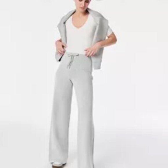 SPANX | AirEssentials® Half Zip Sweater & Wide Leg Pant (Size XS) - Picture 9 of 9